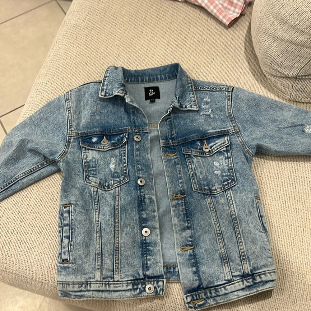 Jean jacket super cute and for your kids
